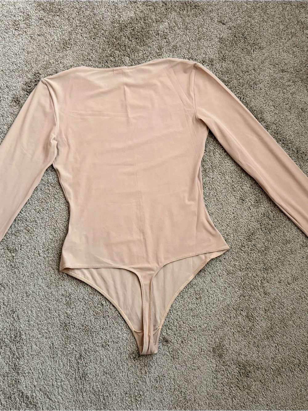 ALIX Long Sleeve Nude Bodysuit